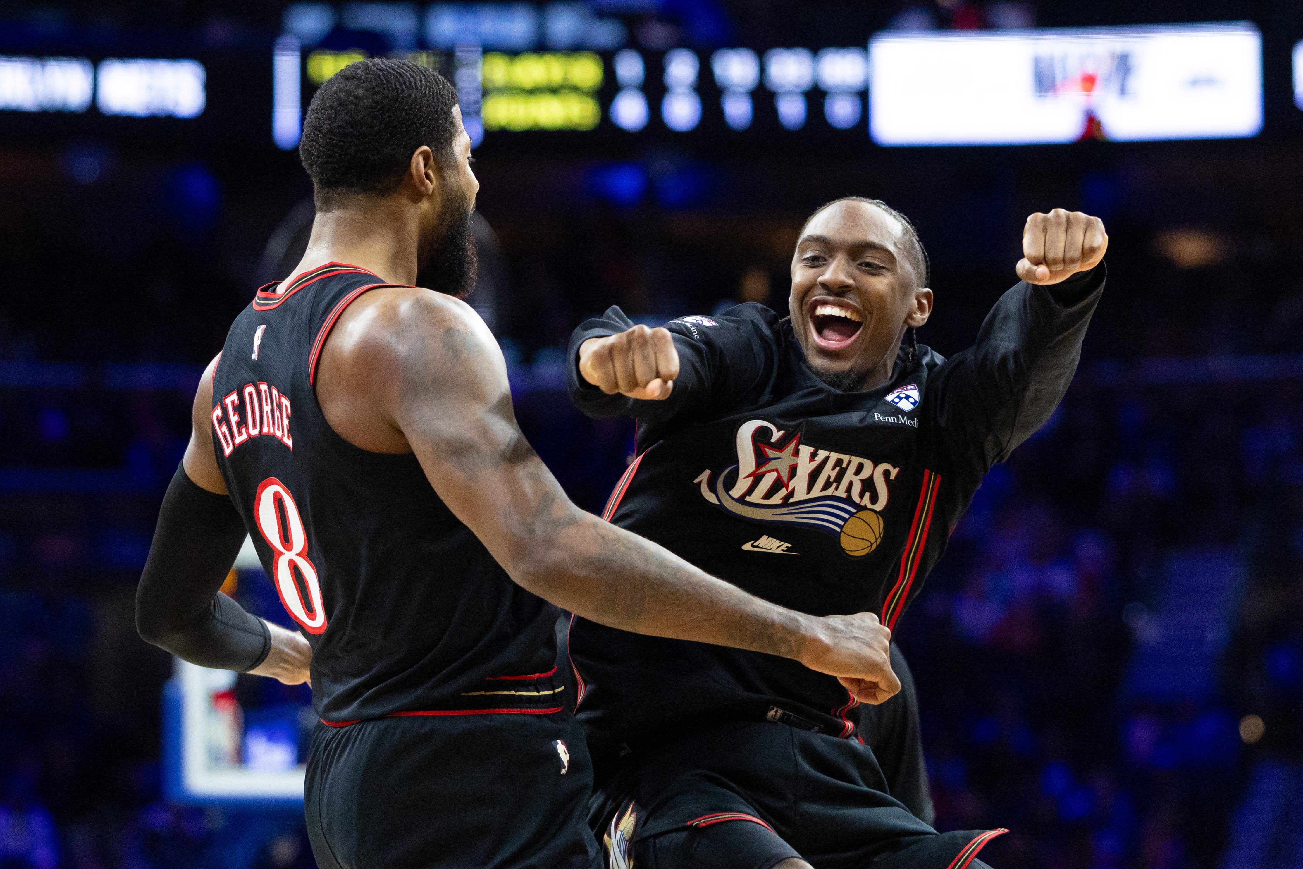 安东尼:乔治是最强三当家吗?那76人将在季后赛极具威胁